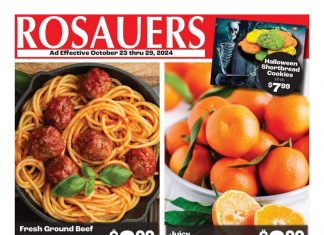 Rosauers Weekly Ad Oct 23 – Oct 29, 2024 (Halloween Promotion Included)
