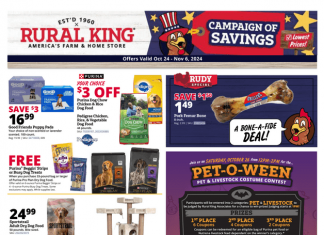 Rural King Weekly Ad Oct 24 – Nov 06, 2024