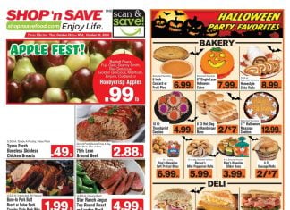 SHOP ‘n SAVE Weekly Ad Oct 24 – Oct 30, 2024 (Halloween Promotion Included)