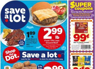 Save A Lot Weekly Ad Oct 23 – Oct 29, 2024 (Halloween Promotion Included)