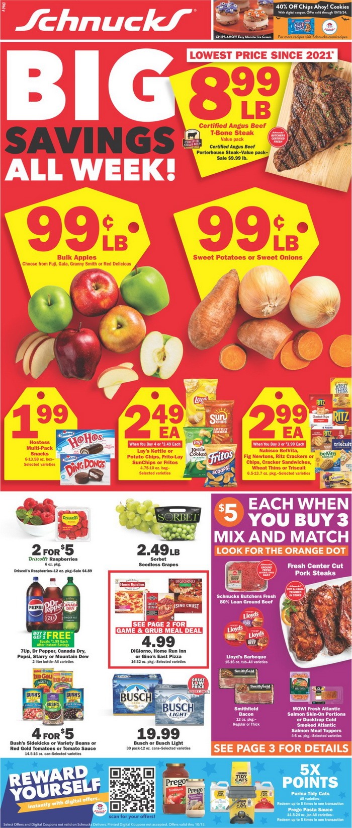 Schnucks Weekly Ad Oct 09 Oct 15, 2024(00)