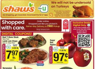 Shaw’s Weekly Ad Nov 01-Nov 07, 2024