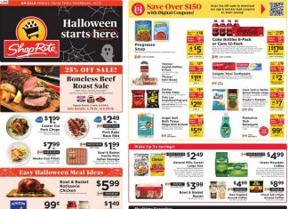 ShopRite Weekly Ad Oct 25 – Oct 31, 2024 (Halloween Promotion Included)