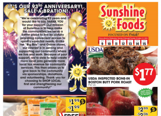 Sunshine Foods Weekly Ad Oct 09 – Oct 15, 2024