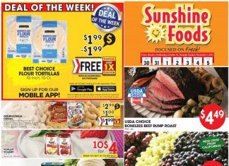 Sunshine Foods Weekly Ad Oct 30 – Nov 05, 2024