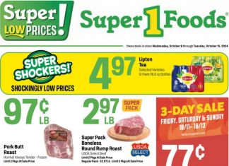 Super 1 Foods Weekly Ad Oct 09 – Oct 15, 2024