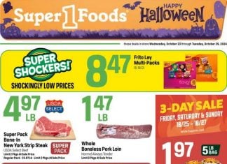 Super 1 Foods Weekly Ad Oct 23 – Oct 29, 2024 (Halloween Promotion Included)