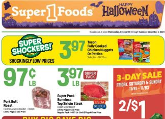 Super 1 Foods Weekly Ad Oct 30 – Nov 05, 2024 (Halloween Promotion Included)