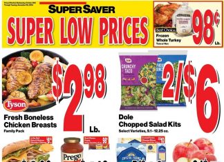 Super Saver Weekly Ad Oct 30 – Nov 05, 2024
