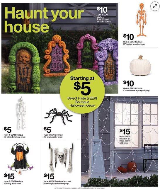 Target Weekly Ad Oct 13 Oct 19, 2024 (Halloween Promotion Included)