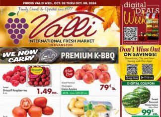 Valli Produce Weekly Ad Oct 02 – Oct 08, 2024