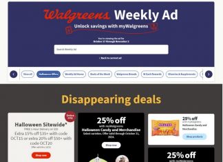 Walgreens Weekly Ad Oct 27 – Nov 02, 2024 (Halloween Promotion Included)