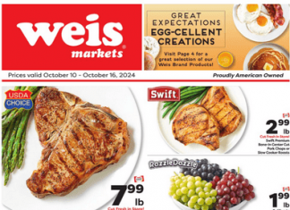 Weis Markets Weekly Ad Oct 10 – Oct 16, 2024