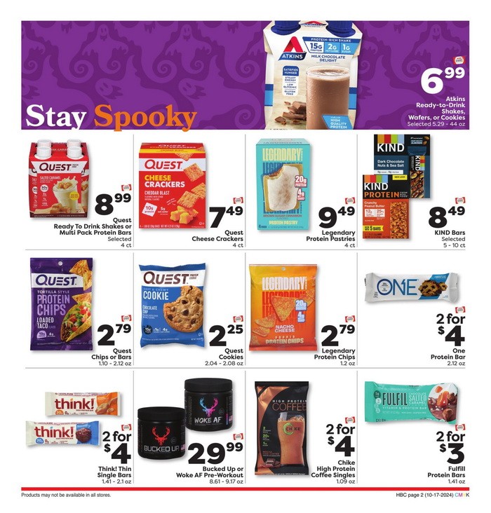 Weis Markets Monthly Ad Oct 17 Nov 06, 2024 (Halloween Promotion