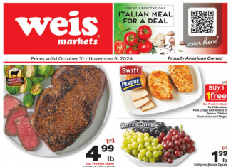 Weis Markets Weekly Ad Oct 31 – Nov 06, 2024