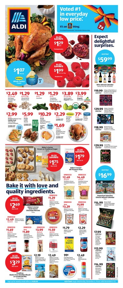 ALDI Weekly Ad Nov 06 – Nov 12, 2024