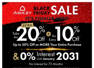 Ashley Furniture HomeStore Black Friday Sale Ad Nov 18 – Nov 29, 2024