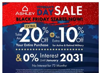 Ashley Furniture HomeStore Black Friday Ad Nov 05 – Nov 11, 2024