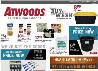 Atwoods Weekly Ad Nov 06 – Nov 17, 2024 (Black Friday Promotion Included)