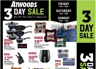 Atwoods 3-Day Black Friday Ad Nov 29 – Dec 01, 2024