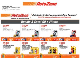 AutoZone Monthly Ad Nov 19 – Dec 30, 2024