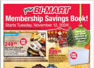 Bi-Mart Weekly Ad Nov 12 – Nov 25, 2024