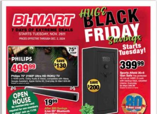 Bi-Mart Black Friday Ad Nov 26 – Dec 02, 2024