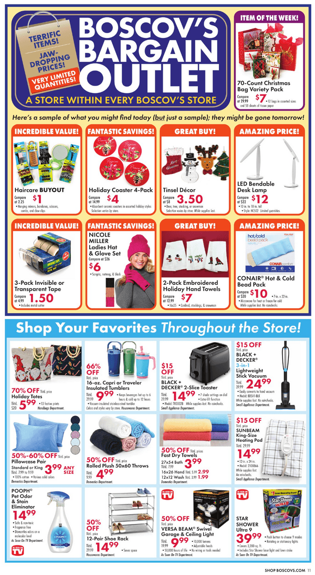 Boscov's Weekly Ad Nov 14 Nov 20, 2024 (Black Friday Promotion Included)