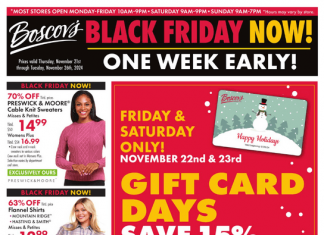 Boscov’s Weekly Ad Nov 21 – Nov 26, 2024 (Black Friday Sale Included)