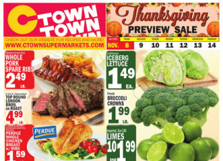 C-Town Weekly Ad Nov 08 – Nov 14, 2024 (Thanksgiving Day Promotion Included)