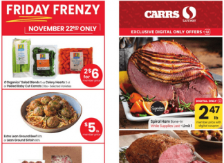 Carrs Weekly Ad Nov 20 – Nov 28, 2024 (Thanksgiving Day Promotion Included)