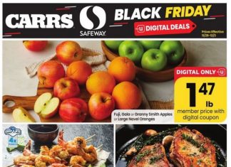 Carrs Black Friday Ad Nov 29 – Dec 03, 2024