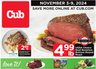 Cub Foods Weekly Ad Nov 03 – Nov 09, 2024