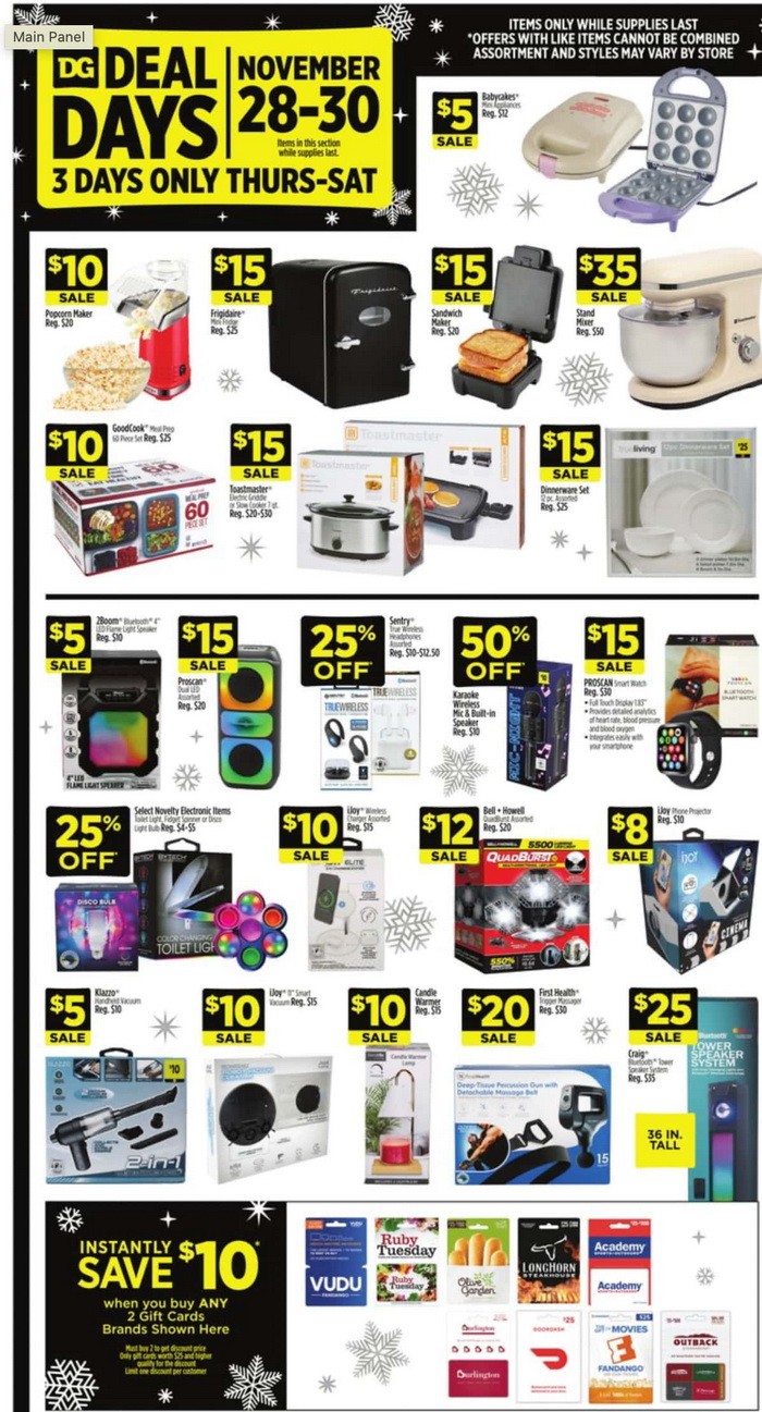 Dollar General Weekly Ad Nov 24 Nov 30, 2024