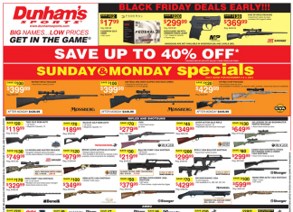 Dunham’s Sports Weekly Ad Nov 02 – Nov 07, 2024 (Black Friday Promotion Included)