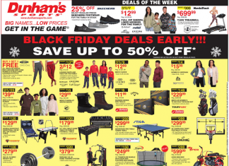 Dunham’s Sports Weekly Ad Nov 16 – Nov 21, 2024