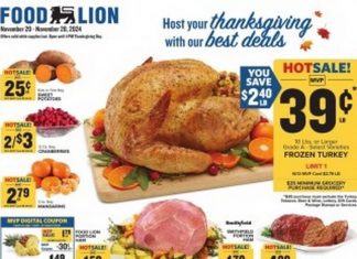 Food Lion Weekly Ad Nov 20 – Nov 28, 2024 (Thanksgiving Day Promotion Included)