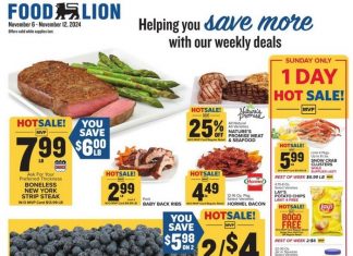 Food Lion Weekly Ad Nov 06 – Nov 12, 2024