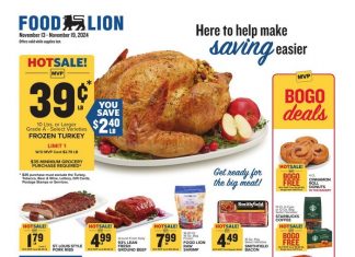 Food Lion Weekly Ad Nov 13 – Nov 19, 2024