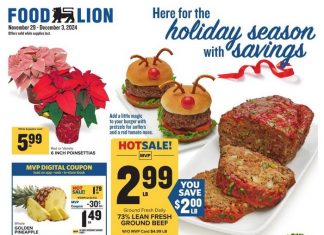 Food Lion Weekly Ad Nov 29 – Dec 03, 2024