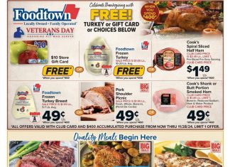 Foodtown Weekly Ad Nov 08 – Nov 14, 2024