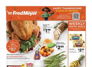 Fred Meyer Weekly Ad Nov 20 – Nov 28, 2024 (Thanksgiving Day and Black Friday Promotion Included)