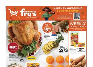 Fry’s Food Weekly Ad Nov 20 – Nov 28, 2024 (Black Friday & Thanksgiving Day Promotion Included)