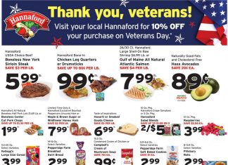 Hannaford Weekly Ad Nov 03 – Nov 09, 2024
