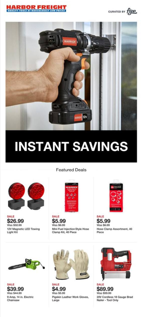 Harbor Freight Early Black Friday Deals Nov 11 Nov 25 2024