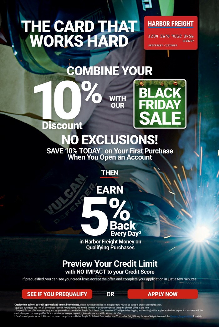 Harbor Freight Black Friday Sale Nov 25 Dec 02, 2024