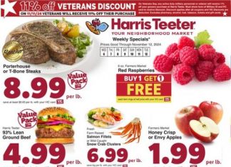 Harris Teeter Weekly Ad Nov 06 – Nov 12, 2024