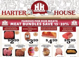 Harter House Weekly Ad Nov 06 – Nov 12, 2024