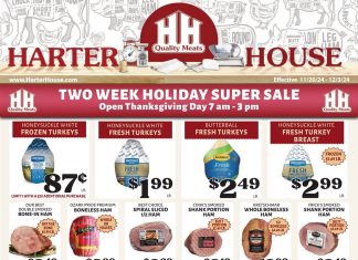 Harter House Weekly Ad Nov 20 – Dec 03, 2024 (Thanksgiving Day Promotion Included)