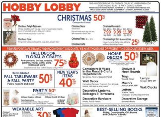 Hobby Lobby Weekly Ad Nov 17 – Nov 23, 2024